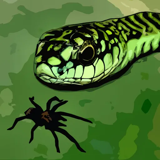 23939 goliath tarantula vs snake image2