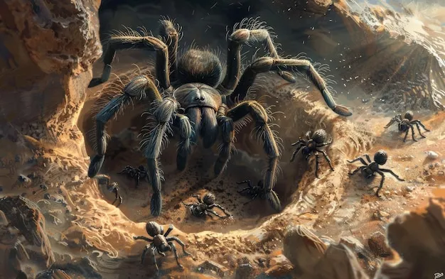 24021 burrowing tarantula habitat