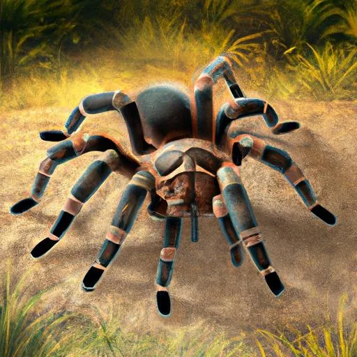 24126 tarantula spider feeding